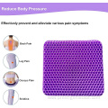 TPE gel purple seat cushion